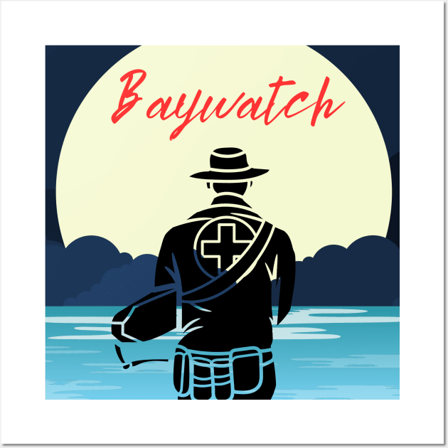 Baywatch Wall Art by Benjamin Customs